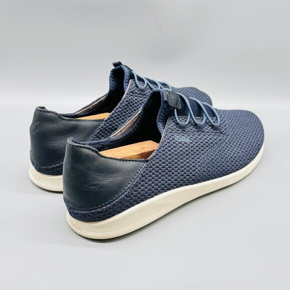 OluKai Shoes Mens 10 Blue Alapa Li Knit Mesh Slip On Athletic Sneakers Low Top - Picture 9 of 13